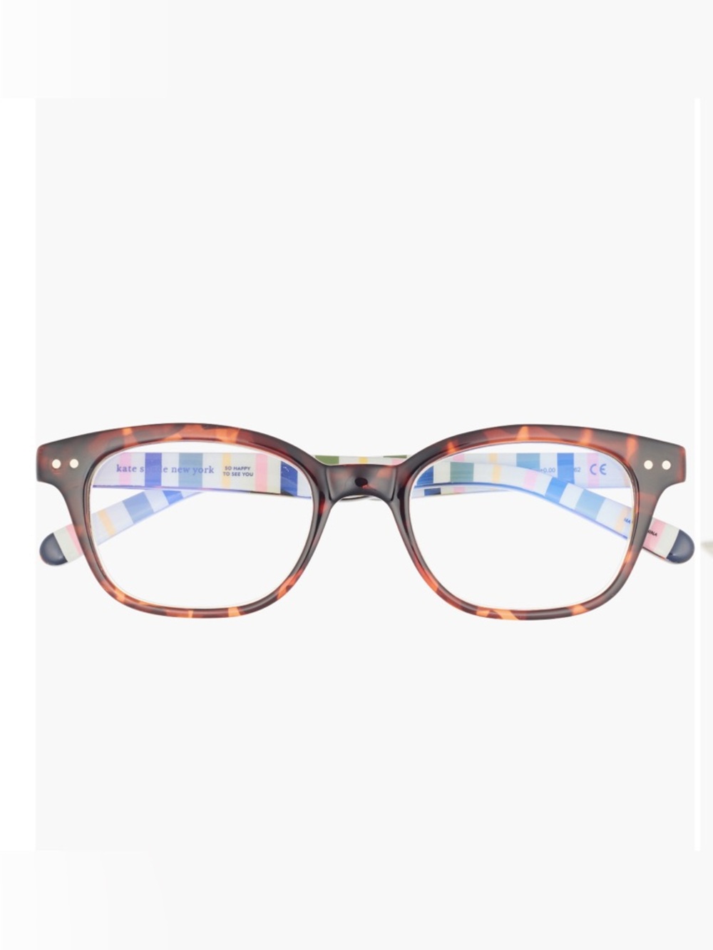 Kate Spade Rebecca 49mm Square Optical Reading Glasses 1.0+